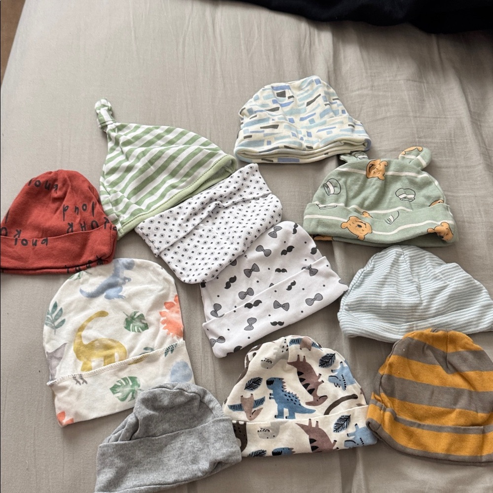 Baby Boy Beanie Set